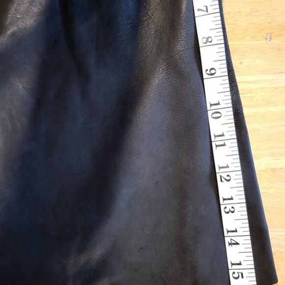 Maison scotch leather blouse  Black  size Small - Picture 10 of 12